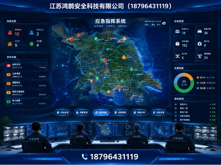 保亭消防通信指挥展示图